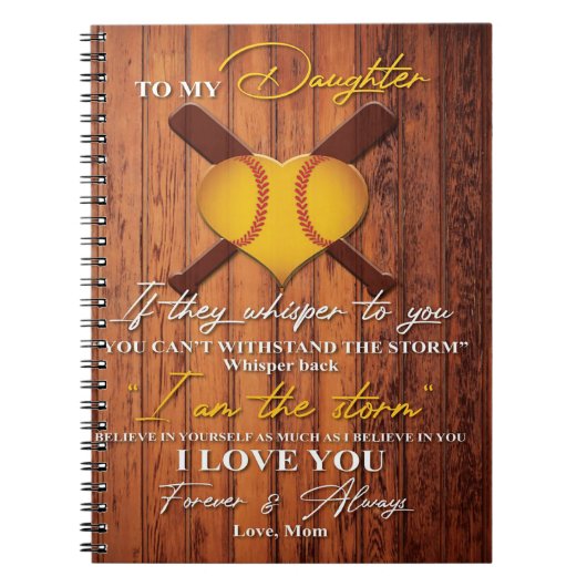 Naar mijn dochter | Naar mijn dochter sturen Notitieboek (Voorkant)