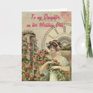 Naar mijn dochter, op haar trouwdag. kaart