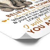 Naar mijn dochter poster (Hoek)