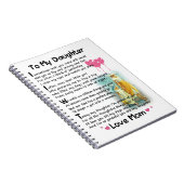 Naar mijn dochter - soms wens ik notitieboek (Rechterzijde)