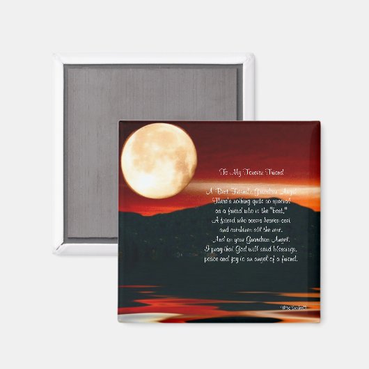 Naar mijn eeuwige vriend - Magnet (Voorkant / Achterkant)