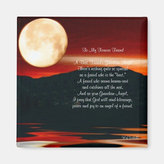 Naar mijn eeuwige vriend - Magnet (Voorkant)