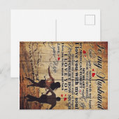 Naar mijn eigen ontwerp | Brief aan hem | Lovely G Aankondigingskaart (Voorkant / Achterkant)