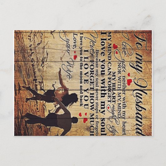 Naar mijn eigen ontwerp | Brief aan hem | Lovely G Aankondigingskaart (Voorkant)