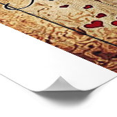 Naar mijn eigen ontwerp | Liefde brief aan hem | Poster (Hoek)