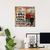 Naar mijn eigen ontwerp | Liefde brief aan hem | Poster (Thuiskantoor)