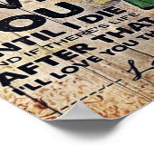 Naar mijn eigen ontwerp | Liefde brief aan hem | Poster (Hoek)