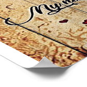 Naar mijn eigen ontwerp | Liefde brief aan hem | Poster (Hoek)