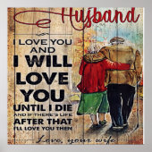 Naar mijn eigen ontwerp | Liefde brief aan hem | Poster (Voorkant)