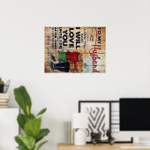 Naar mijn eigen ontwerp | Liefde brief aan hem | Poster (Thuiskantoor)