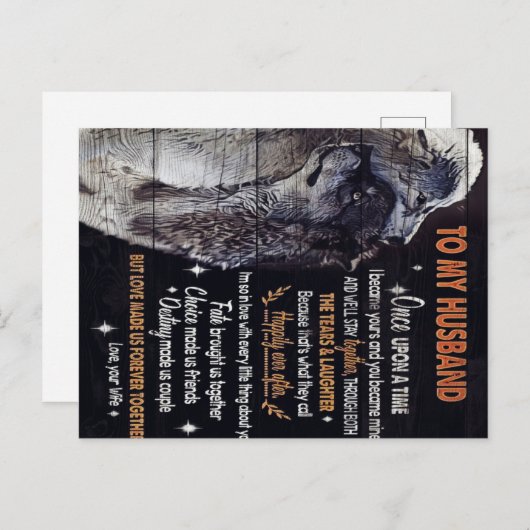 Naar mijn eigen ontwerp | Offertes over de liefdes Aankondigingskaart (Voorkant / Achterkant)