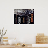 Naar mijn eigen ontwerp | Offertes over de liefdes Poster (Keuken)