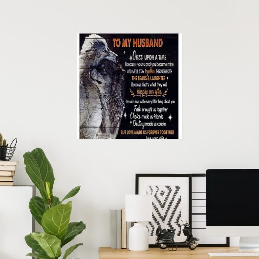 Naar mijn eigen ontwerp | Offertes over de liefdes Poster (Thuiskantoor)