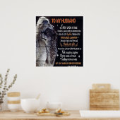 Naar mijn eigen ontwerp | Offertes over de liefdes Poster (Keuken)