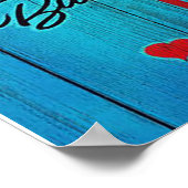 Naar mijn eigen ontwerp | Offertes over de liefdes Poster (Hoek)