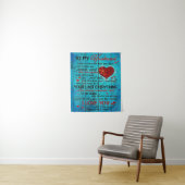 Naar mijn eigen ontwerp | Offertes over de liefdes Wandkleed (In situ)
