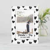 Naar mijn favoriete man valentijns bedankkaart (Staand voorkant)