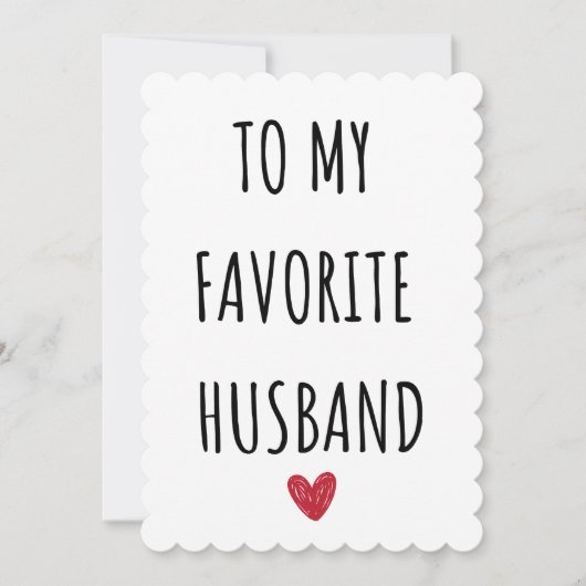 Naar mijn favoriete man - Witty & Funny Card Feestdagenkaart (Voorkant)