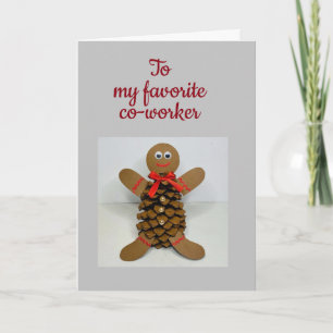 **NAAR MIJN FAVORIETE MEDEWERKER-HOLIDAY KAART