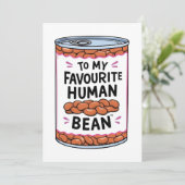 Naar mijn favoriete mens aangepaste Kaart (Staand voorkant)