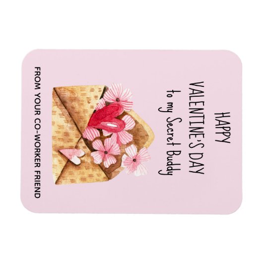 Naar mijn geheime Valentijnsdag Flexible Magnet Magneet (Horizontaal)