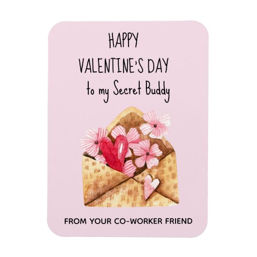 Naar mijn geheime Valentijnsdag Flexible Magnet Magneet (Verticaal)