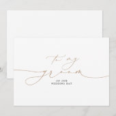 Naar mijn groep op onze huwelijksdag legant (Voorkant / Achterkant)