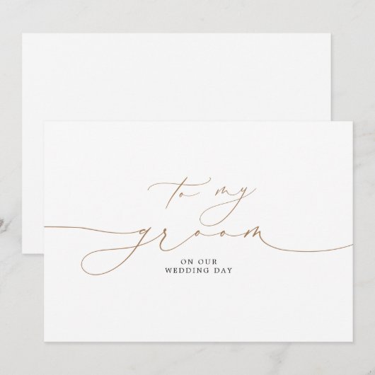 Naar mijn groep op onze huwelijksdag legant (Voorkant / Achterkant)