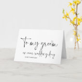 Naar mijn groep van Bride die onze bruiloft trouwd Kaart (Gele Bloem)