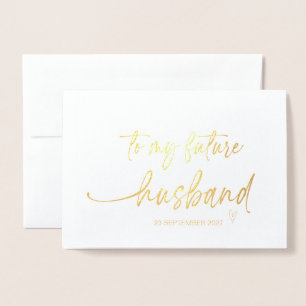 Naar mijn groep van Bride Wedding Day Love Marry. Folie Kaarten