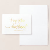 Naar mijn groep van Bride Wedding Day Love Marry. Folie Kaarten (Display)