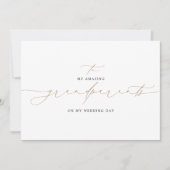 Naar mijn grootouders op mijn huwelijksdag legant (Voorkant)