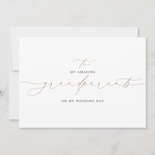 Naar mijn grootouders op mijn huwelijksdag legant (Voorkant)