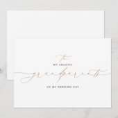 Naar mijn grootouders op mijn huwelijksdag legant (Voorkant / Achterkant)