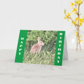 NAAR MIJN *HONEY BUNNY* GELUKKIG *VERJAARDAG* KAART (Gele Bloem)