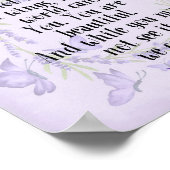 Naar mijn Inspirerend prijsopgave voor een dochter Poster (Hoek)