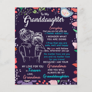 Naar mijn kleindochter Gift van oma, Bloemster Lov Flyer