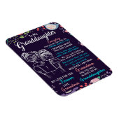 Naar mijn kleindochter Gift van oma, Bloemster Lov Magneet (Rechterzijde)