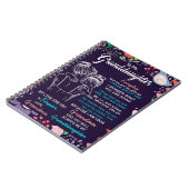 Naar mijn kleindochter Gift van oma, Bloemster Lov Notitieboek (Linkerzijde)