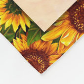 Naar mijn kleindochter Sunflower Gift van oma Fleece Deken (Hoek)