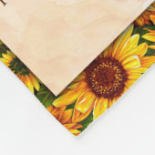 Naar mijn kleindochter Sunflower Gift van oma Fleece Deken (Hoek)