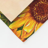 Naar mijn kleindochter Sunflower Gift van oma Fleece Deken (Hoek)