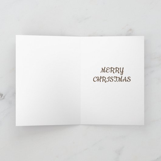 NAAR MIJN **LERER** BIJ CHRISTMAS CARD FEESTDAGEN KAART (Binnen)