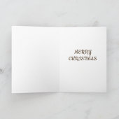 NAAR MIJN **LERER** BIJ CHRISTMAS CARD FEESTDAGEN KAART (Binnen)