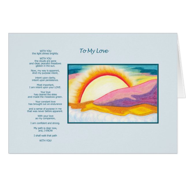 Naar mijn liefdeskaart (Voorkant Horizontaal)