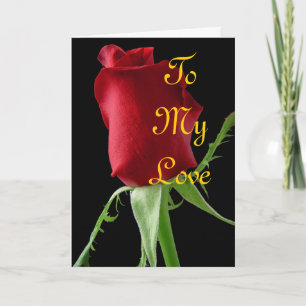 Naar mijn liefdeskaart feestdagen kaart