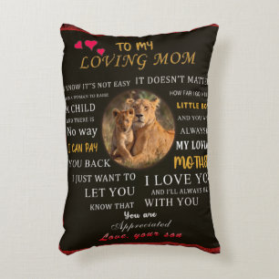 Naar mijn liefhebbende moeder van zoon accent kussen