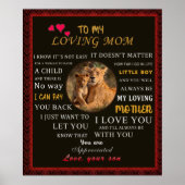 Naar mijn liefhebbende moeder van zoon poster (Voorkant)