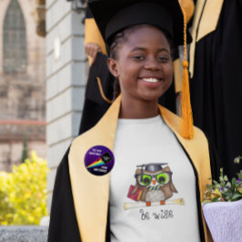 Naar mijn lot gepersonaliseerde Afstuderen Pin Ronde Button 3,2 Cm