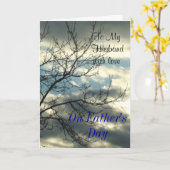 Naar mijn man met liefde op Vaderdag Kaart (Gele Bloem)